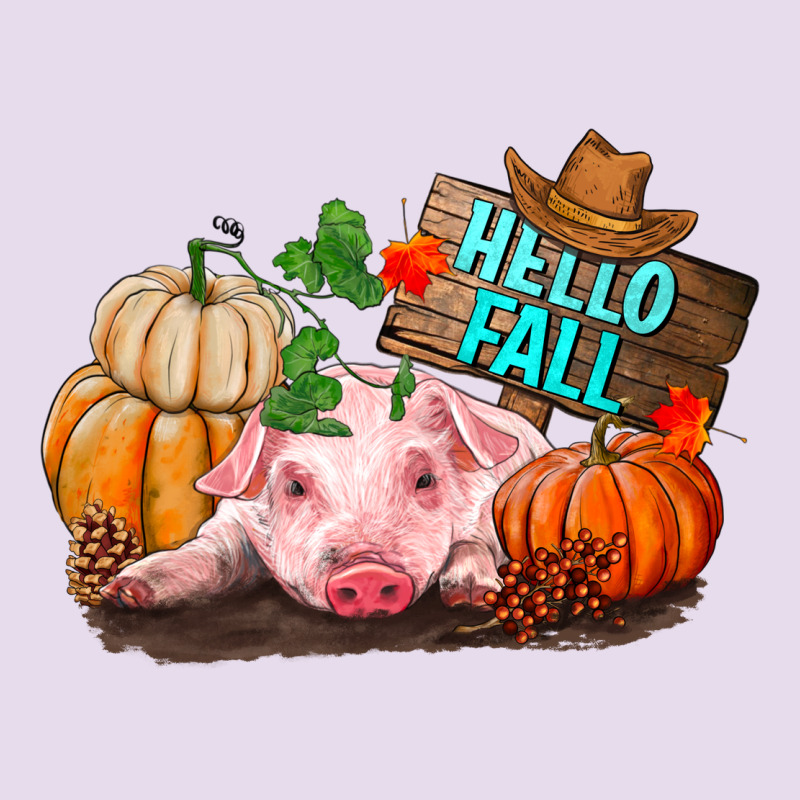 Hello Fall Pig Premium Hoodie by RanaPortraitStore | Teevron