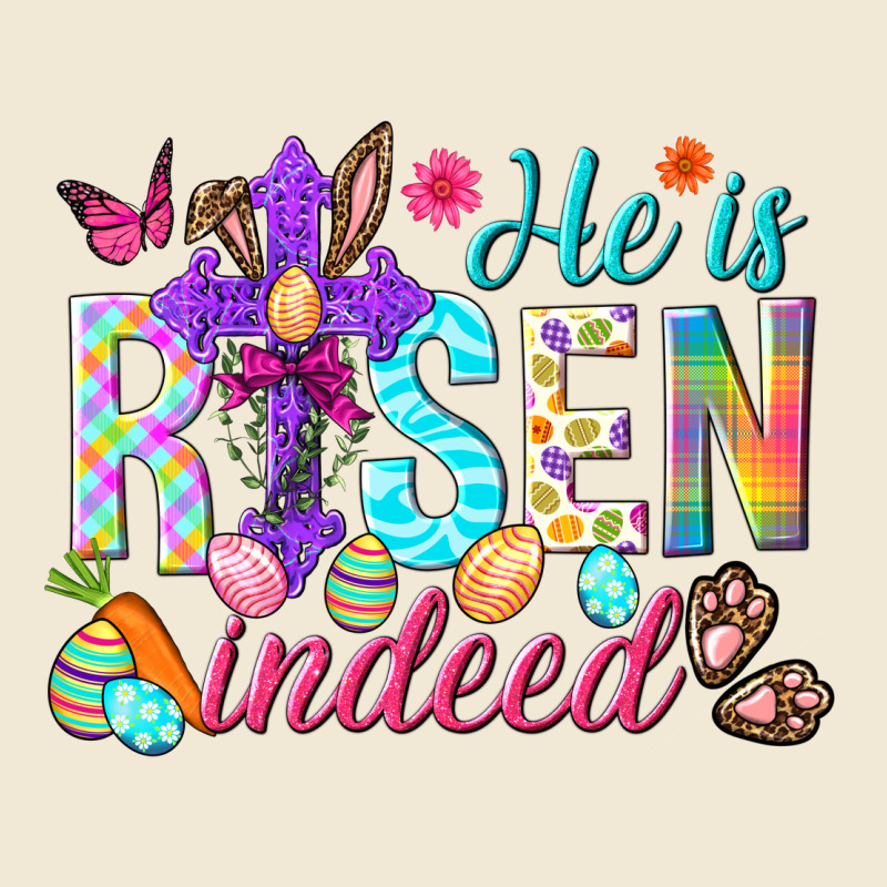 He Is Risen Indeed Happy Easter Day Ladies Tee by HowdyJamesFarm | Teevron