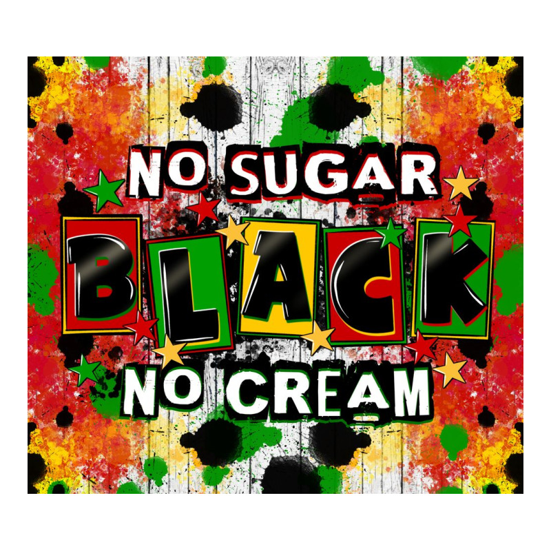 No Sugar No Cream Black Tumbler Premium Tee by CowGirlArtShop | Teevron