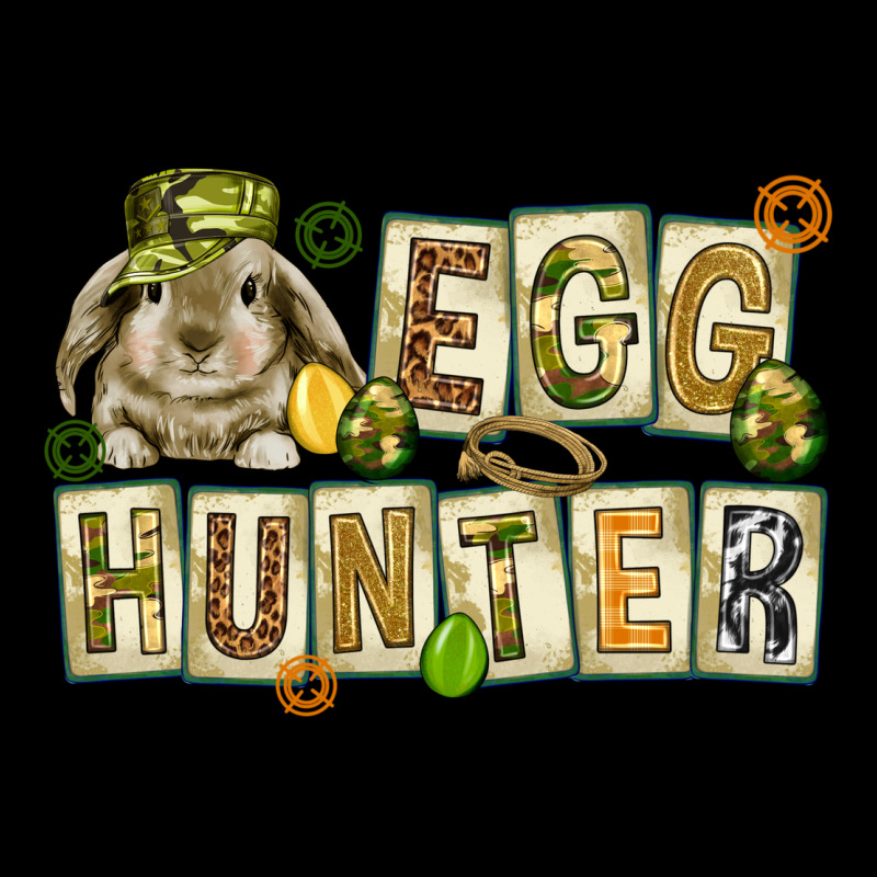 Egg Hunter With Plate Letters Easter Day Heavy Core Tee by HowdyJamesFarm | Teevron