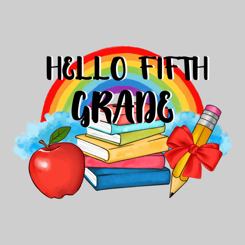 Back To School Hello Fifth Grade 3200x2400 Premium Sweatshirt by AdoDesignShop | Teevron