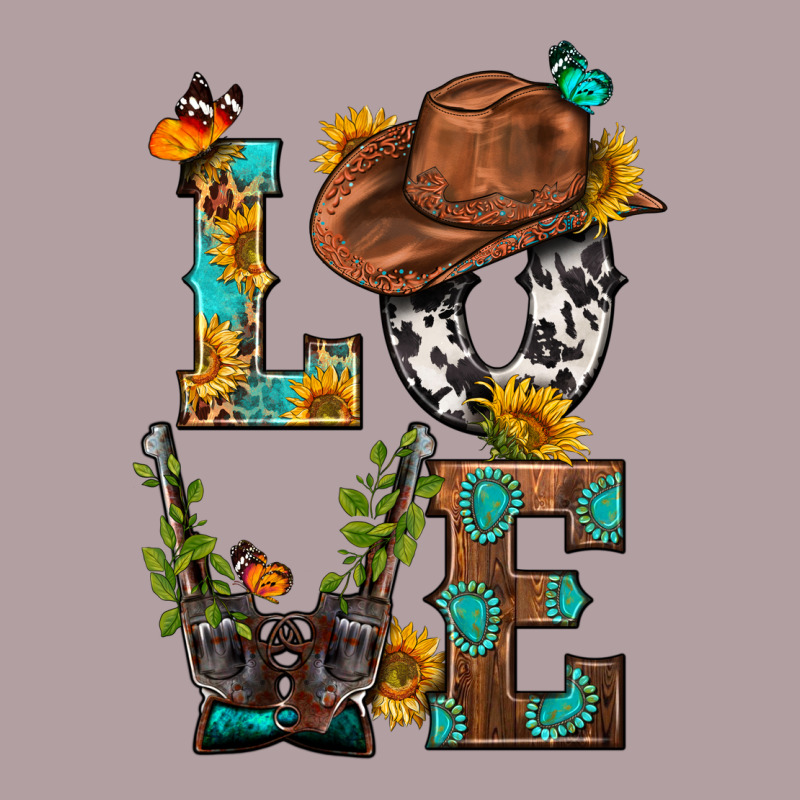 Western Love With Gun Vintage Hoodie by BundleAndBundleShop | Teevron