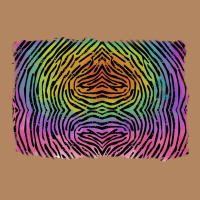 Colorful Zebra Background Long Sleeve Tee | Teevron