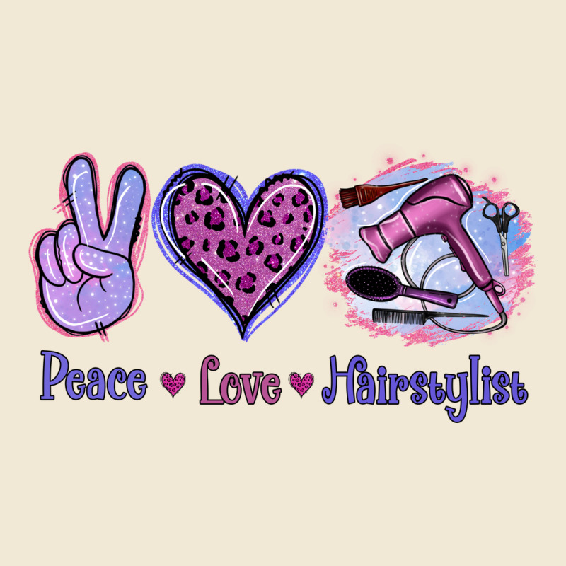 Peace Love Hairstylist Premium Tee by Jasminsmagicworld | Teevron