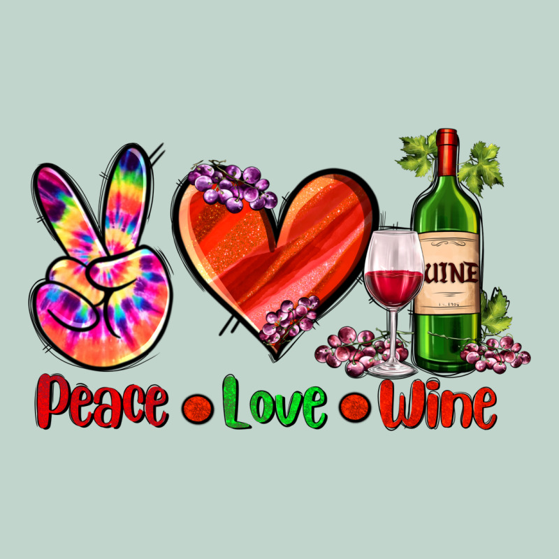 Peace Love Wine Zipper Hoodie by AdoDesignShop | Teevron