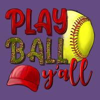 Play Ball Y'all Softball Vintage Hoodie | Teevron