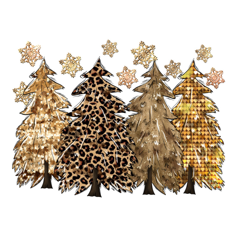 Merry Christmas Leopard Trees Classic Tee by CowGirlArtShop | Teevron