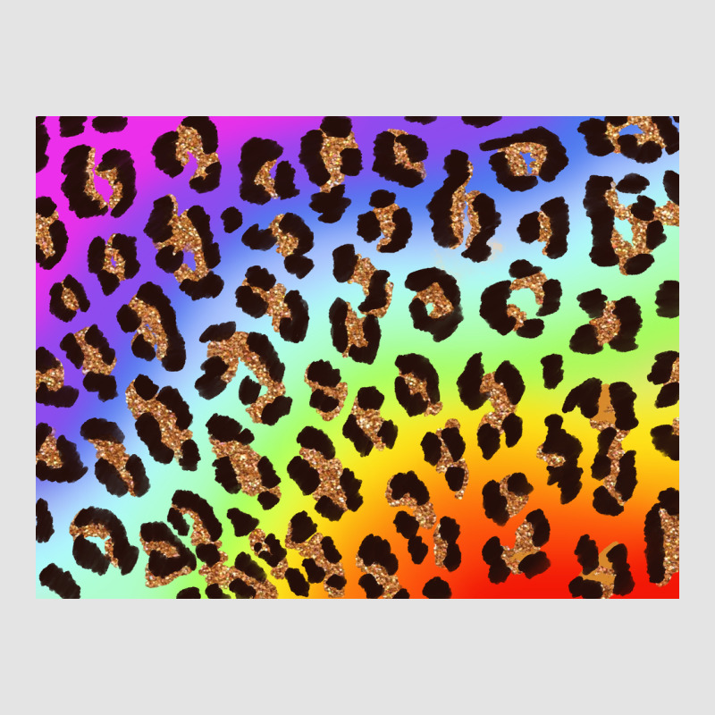 Leopard Background Rainbow 3200x2400 Premium Sweatshirt by AdoDesignShop | Teevron