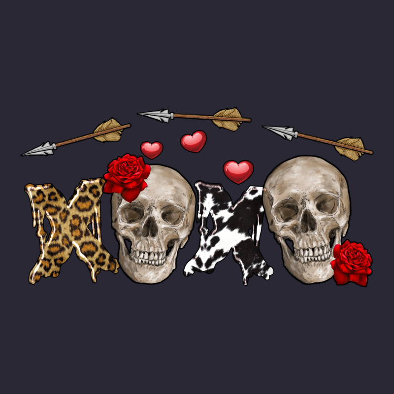 Xoxo Valentine Skulls Valentine's Day Vintage Tee by FaDigitalArtStudio | Teevron