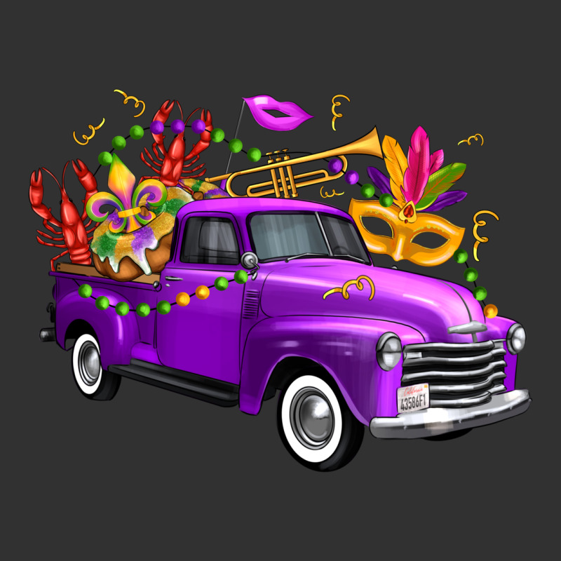 Mardi Gras Truck King's Cake Urban Heavy Tee by FaDigitalArtStudio | Teevron