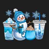 Winter Snowman Coffee Cups Classic Tee | Teevron