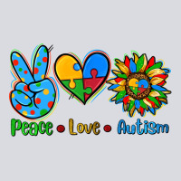 Peace Love Autism Zipper Hoodie | Teevron
