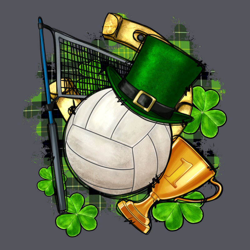St.patrick's Day Volleyball Vintage Hoodie by FaDigitalArtStudio | Teevron