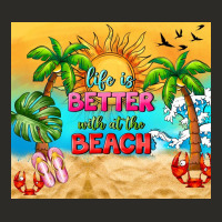 Life Is Better With At The Beach Heavy Core Tee | Teevron
