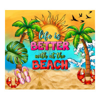 life is better with at the beach | Teevron
