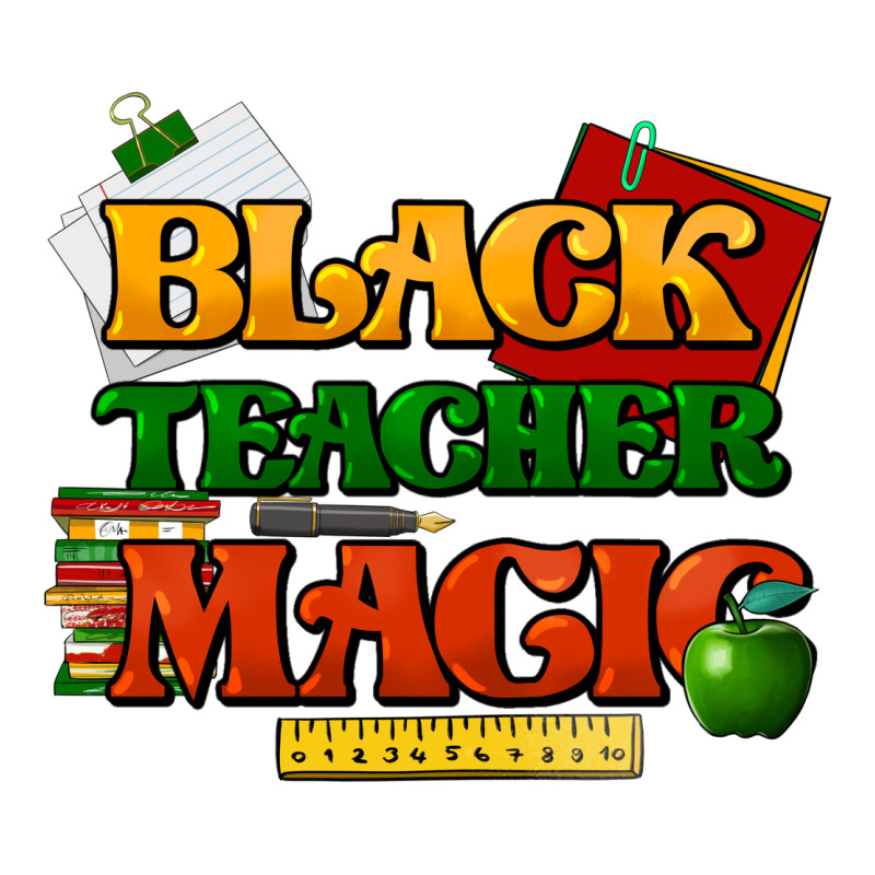 Black Teacher Magic Ladies Tee by HowdyJamesFarm | Teevron