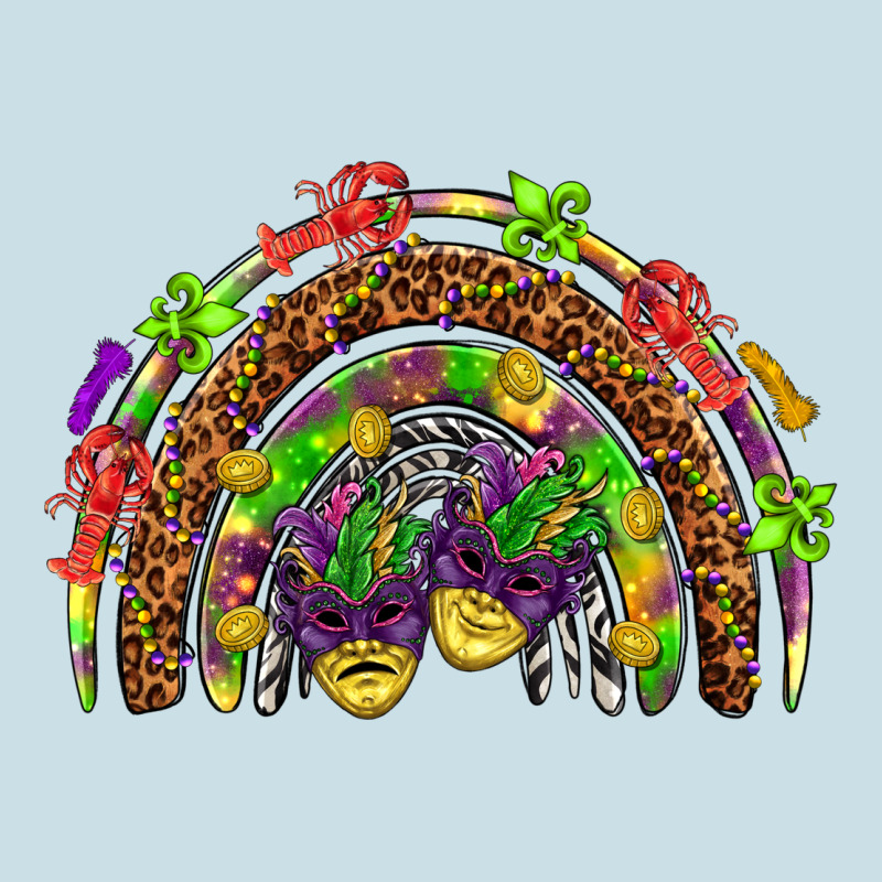 Mardi Gras Rainbow Ladies Tee by HowdyJamesFarm | Teevron
