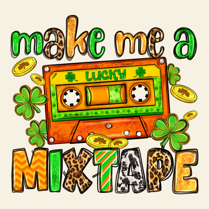 Make Me A Mixtape St. Patrick's Day Vintage Tee by OliviaCreatesArt | Teevron