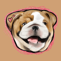 Bulldog Pink Glitter Vintage Tee | Teevron
