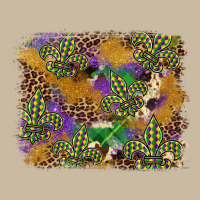 Mardi Gras Plaid Purple Glitter Cowhide  Leopard Long Sleeve Tee | Teevron