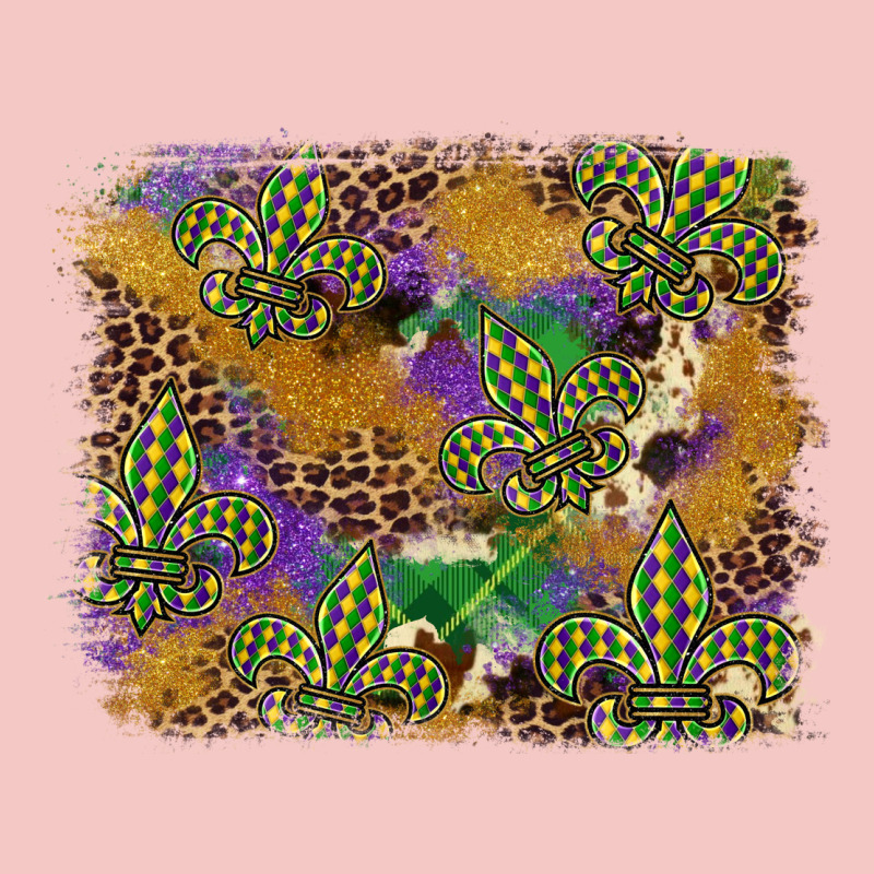 Mardi Gras Plaid Purple Glitter Background Urban Heavy Tee by FaDigitalArtStudio | Teevron
