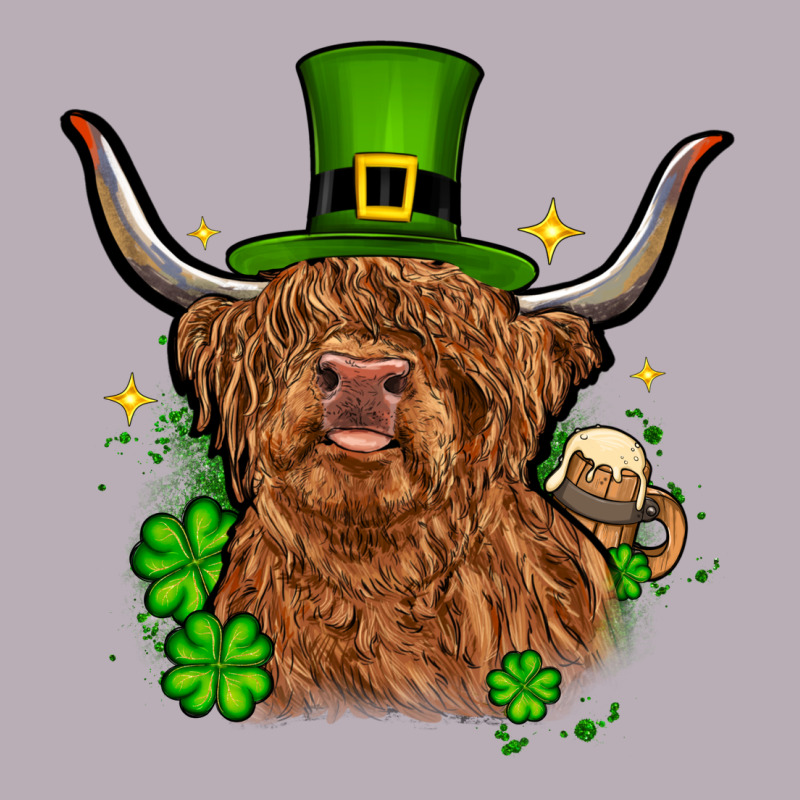 St. Patrick's Day Cow Vintage Tee by OliviaCreatesArt | Teevron