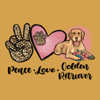 Peace Love Golden Retriever Urban Hoodie | Teevron