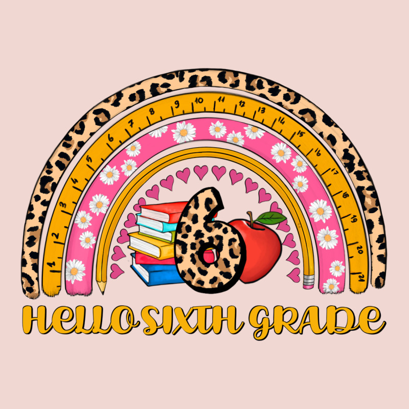 Back To School Rainbow Hello Sixth Grade Premium Sweatshirt by AdoDesignShop | Teevron