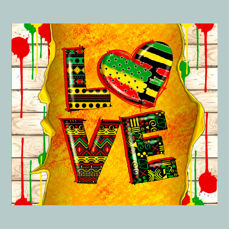 Juneteenth Love Heavy Core Tee by TumblerDesignByShophia | Teevron