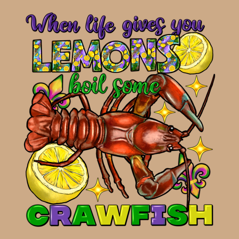 When Life Gives You Lemons Boil Some Crawfish Mardi Gras Vintage Hoodie by FaDigitalArtStudio | Teevron