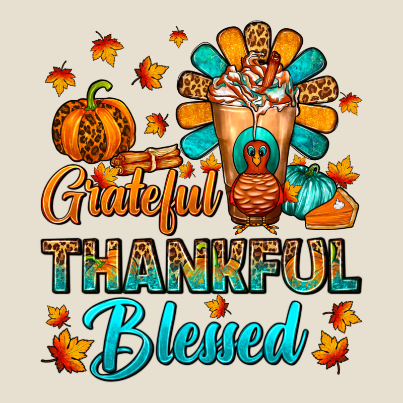Grateful Thankful Blessed Thanksgiving Cold Drink Urban Heavy Tee by FaDigitalArtStudio | Teevron