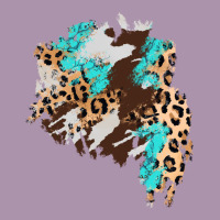 Cowhide Leopard Turquoise Patch Heavyweight Hoodie | Teevron