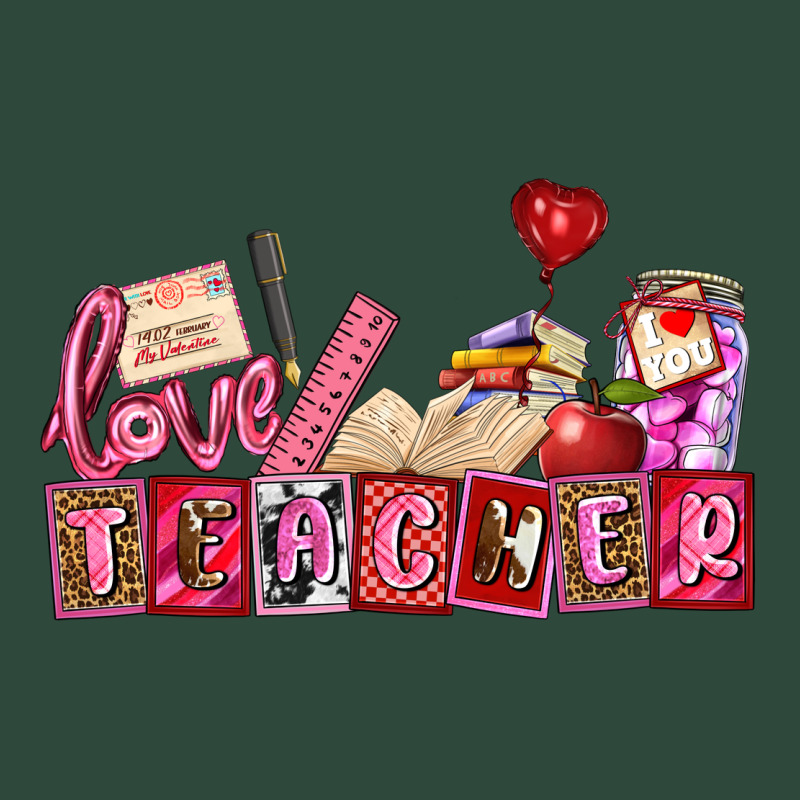 Valentines Day Teacher Zipper Hoodie by AdoDesignShop | Teevron
