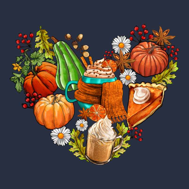 Pumpkin And Latte With Fall Heavyweight Sweatshirt by AdoDesignShop | Teevron