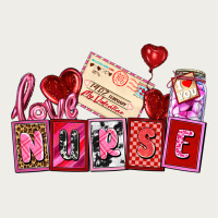 Valentines Day Nurse Zipper Hoodie | Teevron