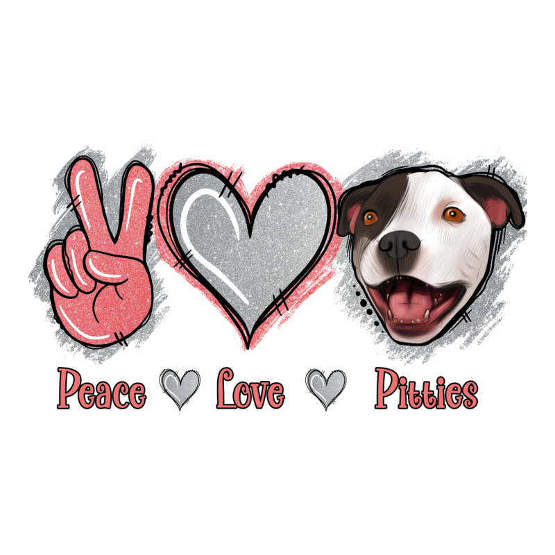 Peace Love Pitties Premium Tee by Jasminsmagicworld | Teevron