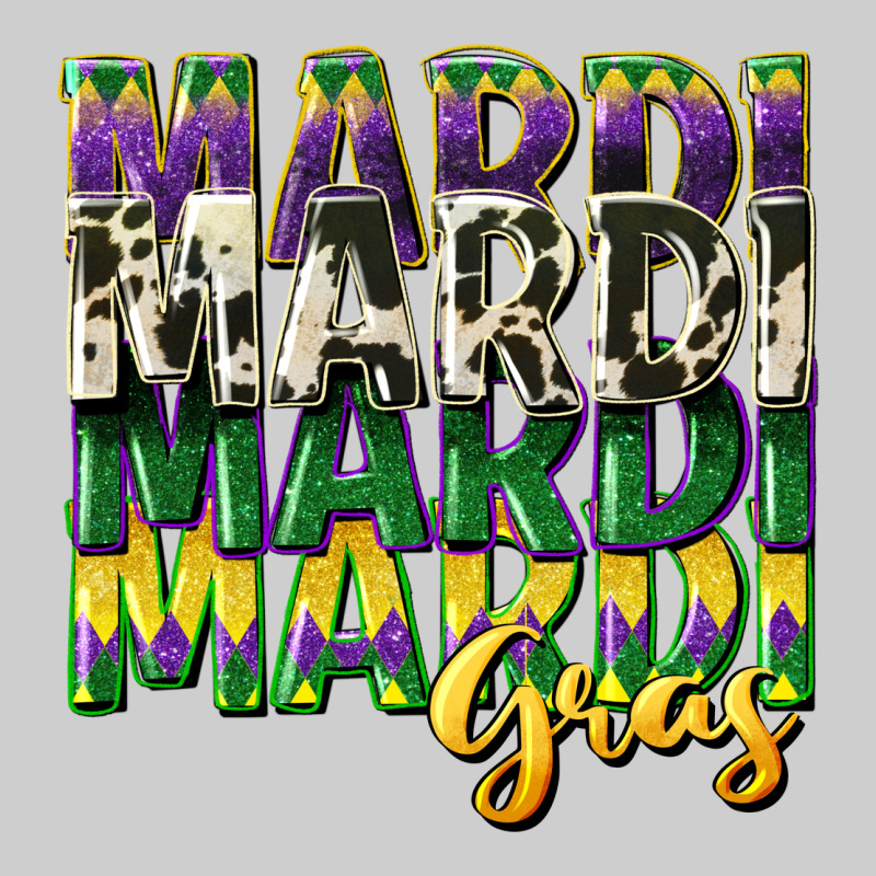 Cowhide Mardi Gras Premium Tee by CowGirlArtShop | Teevron