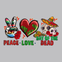 Peace Love Day Of The Dead Long Sleeve Tee | Teevron