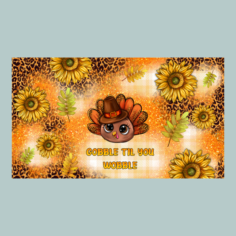Gobble Til You Wobble Heavy Core Tee by TumblerDesignByShophia | Teevron
