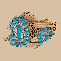 Gemstone Wood Leopard Patch Heavyweight Hoodie | Teevron