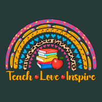 Back To School Rainbow Teach Love Inspire Premium Sweatshirt | Teevron