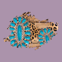 Gemstone Wood Leopard Patch Heavyweight Hoodie | Teevron