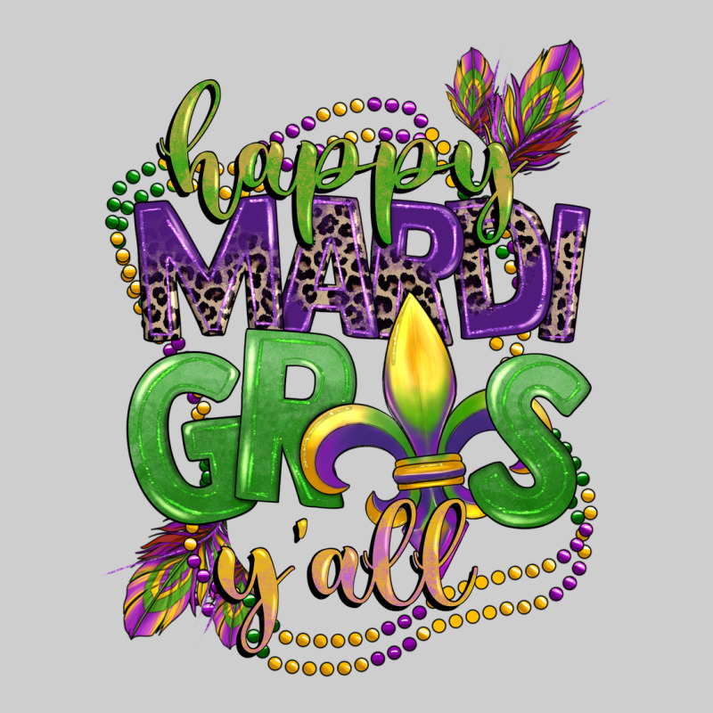 Happy Mardi Gras Yall Premium Tee by CowGirlArtShop | Teevron