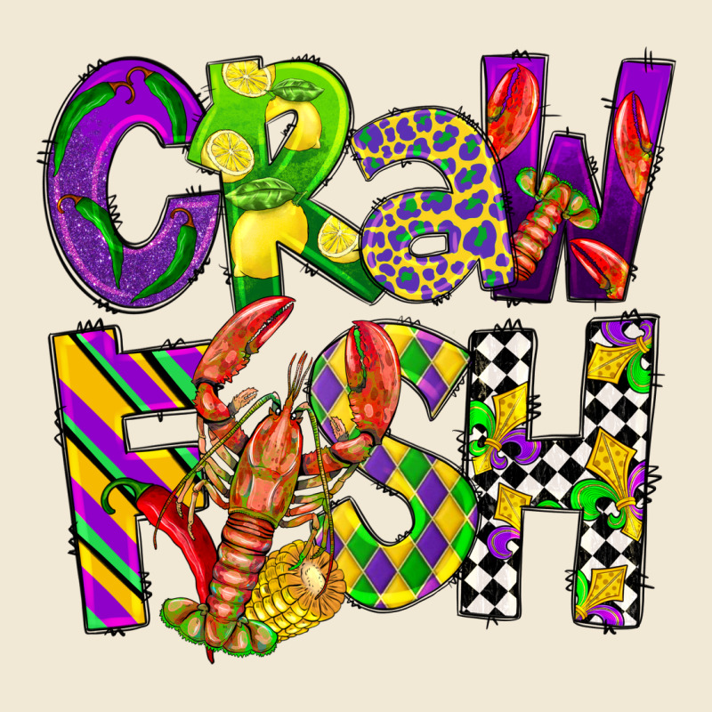 Crawfish Mardi Gras Premium Tee by CowGirlArtShop | Teevron