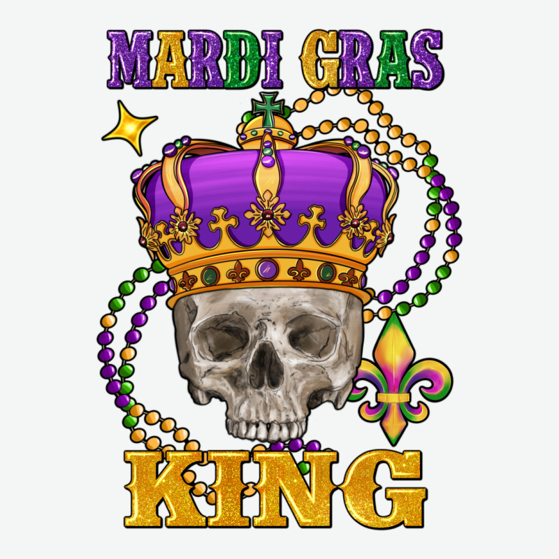 Skull Mardi Gras King Urban Heavy Tee by FaDigitalArtStudio | Teevron