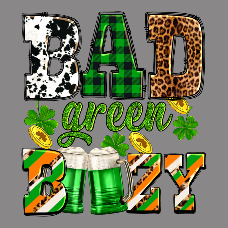 St. Patrick's Bad Green Boozy Vintage Tee by OliviaCreatesArt | Teevron
