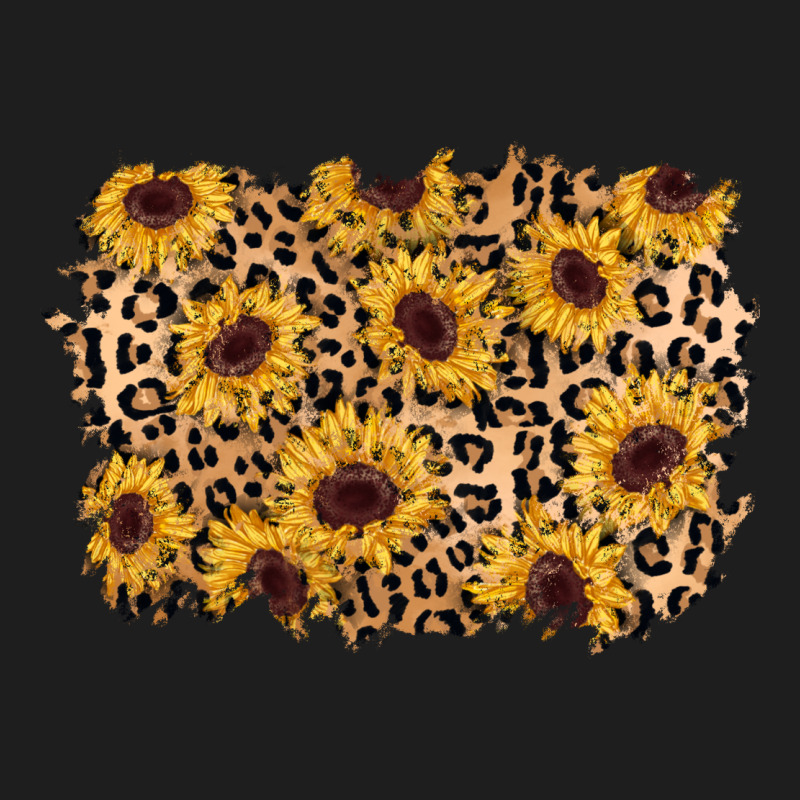 Sunflower Leopard Background Heavyweight Hoodie by AdoDesignShop | Teevron