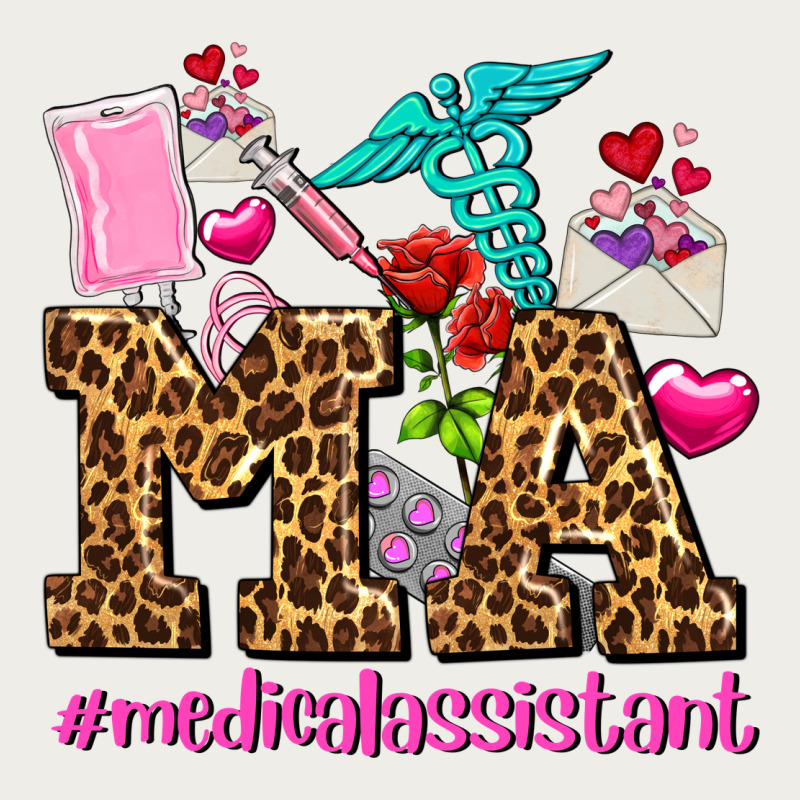 Valentines Day M A Medical Assistant Zipper Hoodie by AdoDesignShop | Teevron