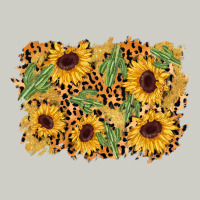 Cactus Leopard Sunflower Glitter Background Heavyweight Hoodie | Teevron