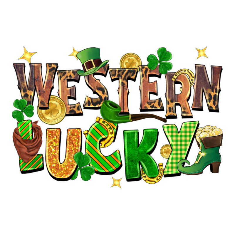 Western Lucky Long Sleeve Tee by FaDigitalArtStudio | Teevron